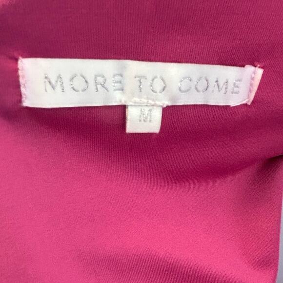 Revolve More To Come Kimmie Pink Velvet Mini Dress Sz M Barbiecore Party - Picture 11 of 14